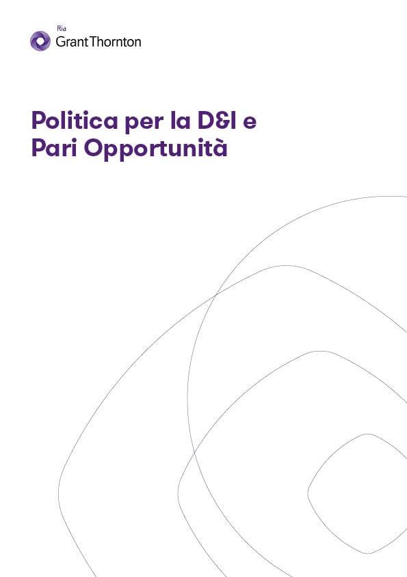 Politica per la D&I e Pari Opportunità